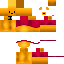 Minecraft skin texture, 64x64 pixels