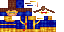 Minecraft skin texture, 64x32 legacy pixels