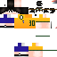 Minecraft skin texture, 64x64 pixels