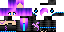 Minecraft skin texture, 64x32 legacy pixels