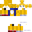 Minecraft skin texture, 64x64 pixels