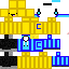 Minecraft skin texture, 64x64 pixels