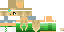 Minecraft skin texture, 64x32 legacy pixels