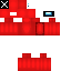 Minecraft skin texture, 64x64 pixels