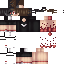 Minecraft skin texture, 64x64 pixels
