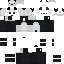 White Minecraft skin texture, 64x64 pixels