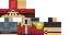 Minecraft skin texture, 64x32 legacy pixels
