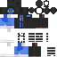 Minecraft skin texture, 64x64 pixels