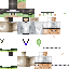 Minecraft skin texture, 64x64 pixels