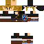 Minecraft skin texture, 64x64 pixels