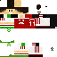 Minecraft skin texture, 64x64 pixels