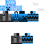 Minecraft skin texture, 64x64 pixels