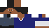 Minecraft skin texture, 64x32 legacy pixels