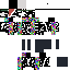 Minecraft skin texture, 64x64 pixels