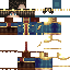 Minecraft skin texture, 64x64 pixels