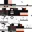 Minecraft skin texture, 64x64 pixels