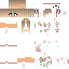 Minecraft skin texture, 64x64 pixels