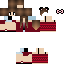 Minecraft skin texture, 64x64 pixels