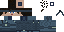 Minecraft skin texture, 64x32 legacy pixels