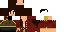 Minecraft skin texture, 64x32 legacy pixels