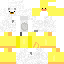 Minecraft skin texture, 64x64 pixels