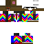 Minecraft skin texture, 64x64 pixels