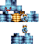 Minecraft skin texture, 64x64 pixels
