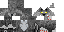 Minecraft skin texture, 64x32 legacy pixels