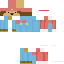 Minecraft skin texture, 64x64 pixels