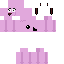 Minecraft skin texture, 64x64 pixels