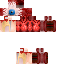 Minecraft skin texture, 64x64 pixels