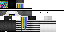 Minecraft skin texture, 64x32 legacy pixels