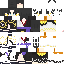 Minecraft skin texture, 64x64 pixels