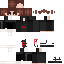Minecraft skin texture, 64x64 pixels