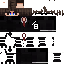 Minecraft skin texture, 64x64 pixels