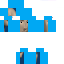 Minecraft skin texture, 64x64 pixels