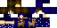 Minecraft skin texture, 64x32 legacy pixels
