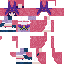 Minecraft skin texture, 64x64 pixels