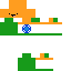Minecraft skin texture, 64x64 pixels