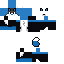 Minecraft skin texture, 64x64 pixels