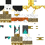 Minecraft skin texture, 64x64 pixels