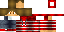 Minecraft skin texture, 64x32 legacy pixels