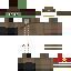 Minecraft skin texture, 64x64 pixels