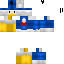 Minecraft skin texture, 64x64 pixels