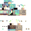 Minecraft skin texture, 64x64 pixels
