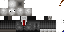 Minecraft skin texture, 64x32 legacy pixels
