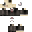 Minecraft skin texture, 64x64 pixels