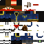 Minecraft skin texture, 64x64 pixels
