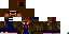 Minecraft skin texture, 64x32 legacy pixels