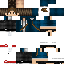 Minecraft skin texture, 64x64 pixels